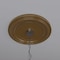 Ekena Millwork PVC Medallion (Canopies up to 11 1/2"), 19"OD x 3 1/2"ID x 1 1/2"P, Metallic Vintage Gold CMP19TRDVG - alternate 6